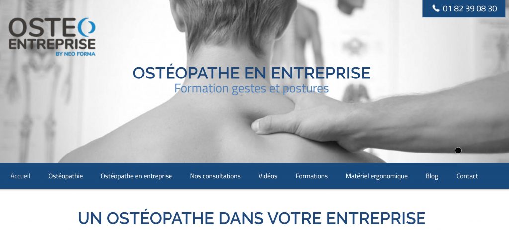 ostéopathes présentation site osteo en entreprise
