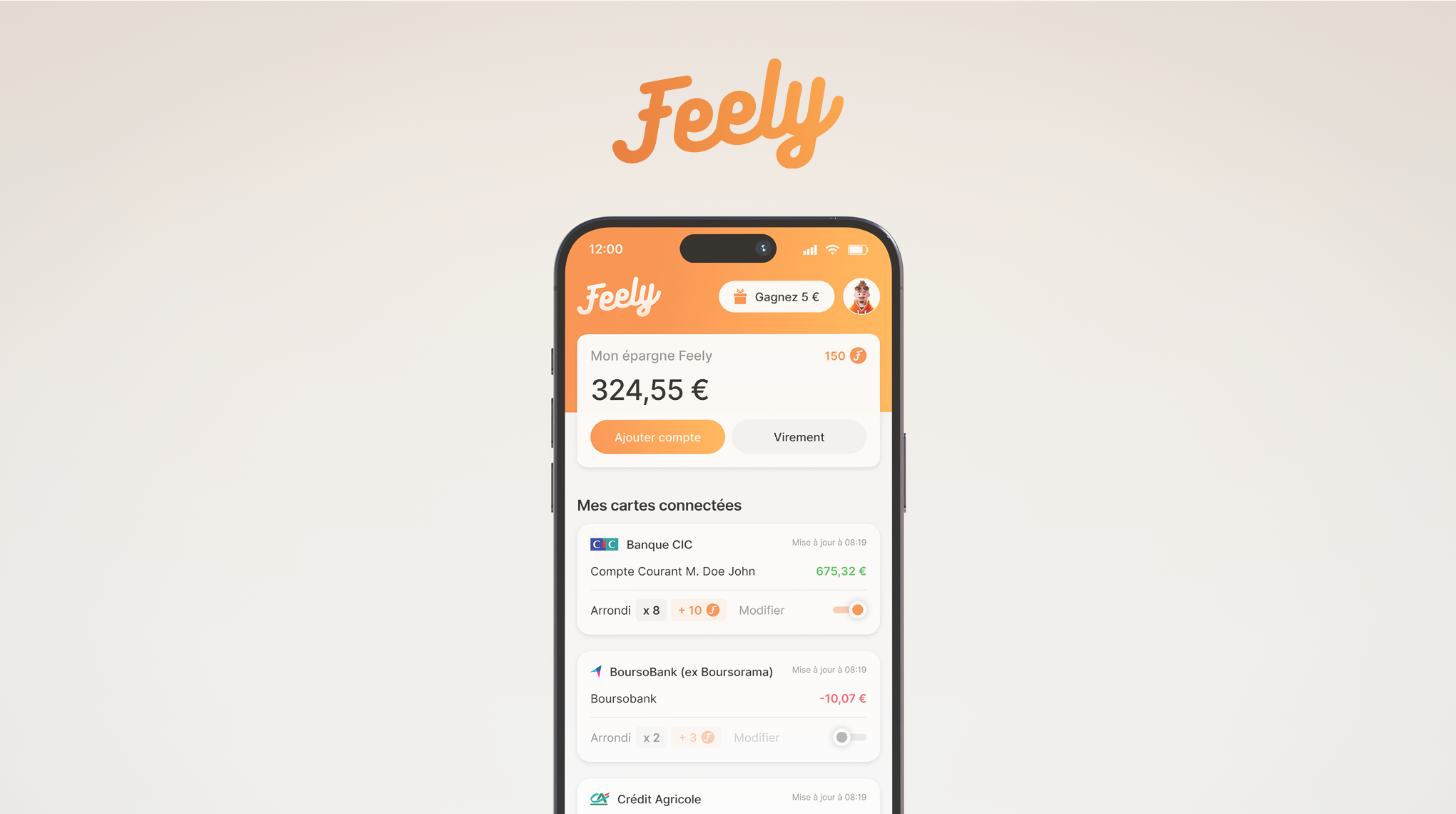Feely Application épargne gamification
