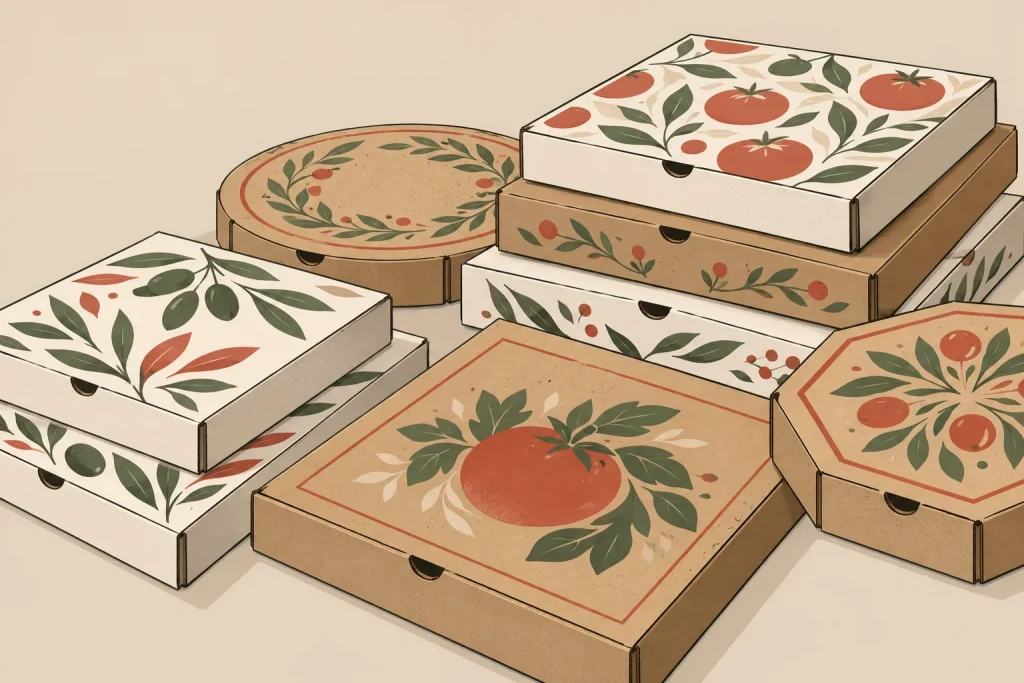 Carton Emballage pizza